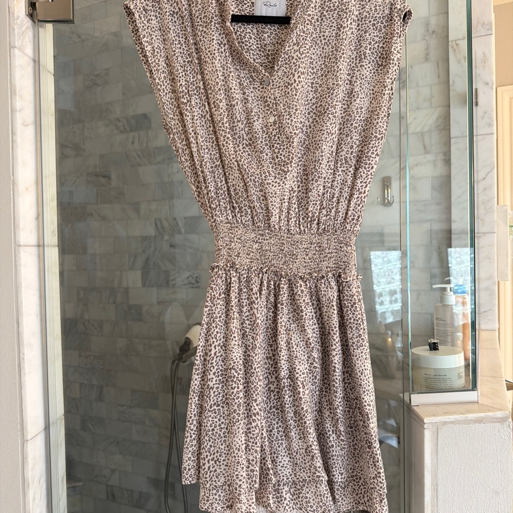 Rails Beige Patterned Mini Dress